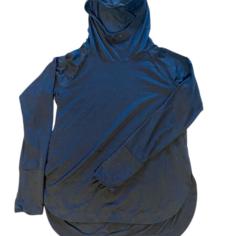 Athleta Blue Hooded Sweatshirt